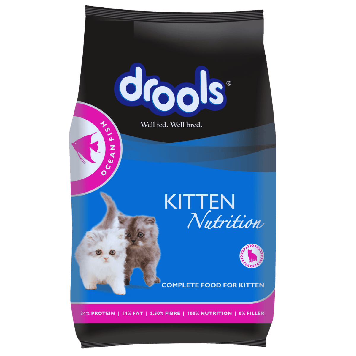 Drools Kitten Cat Food Ocean Fish Flavour 1.2kg