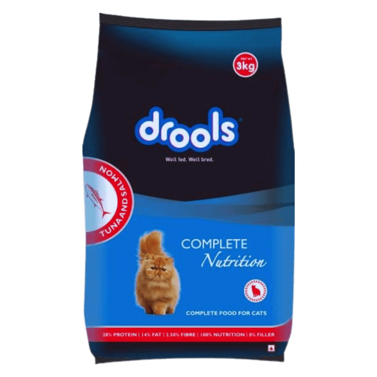 Drools Adult Cat Food Tuna And Salmon Flavour 3kg