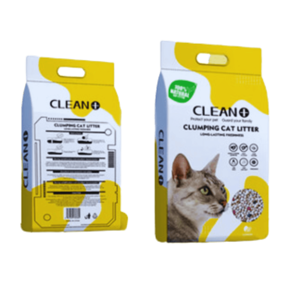 Clean Plus Cat Litter Lemon 10L