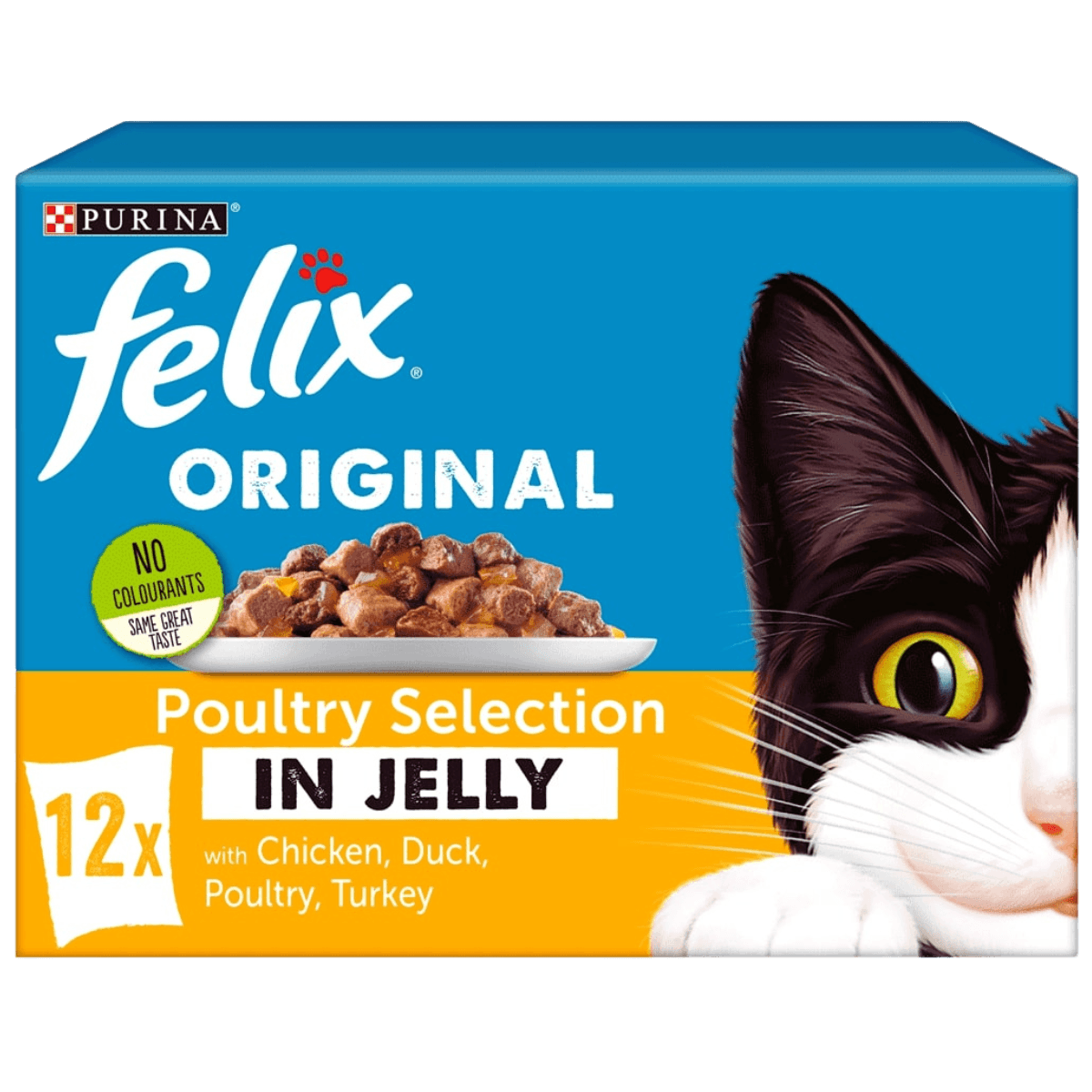 Purina Felix (UK) Original Adult Pouch Poultry Selection in Jelly