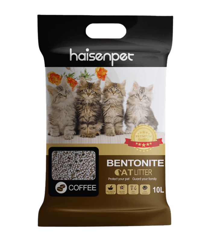 Haisenpet Bentonite Cat Litter Coffee 10L
