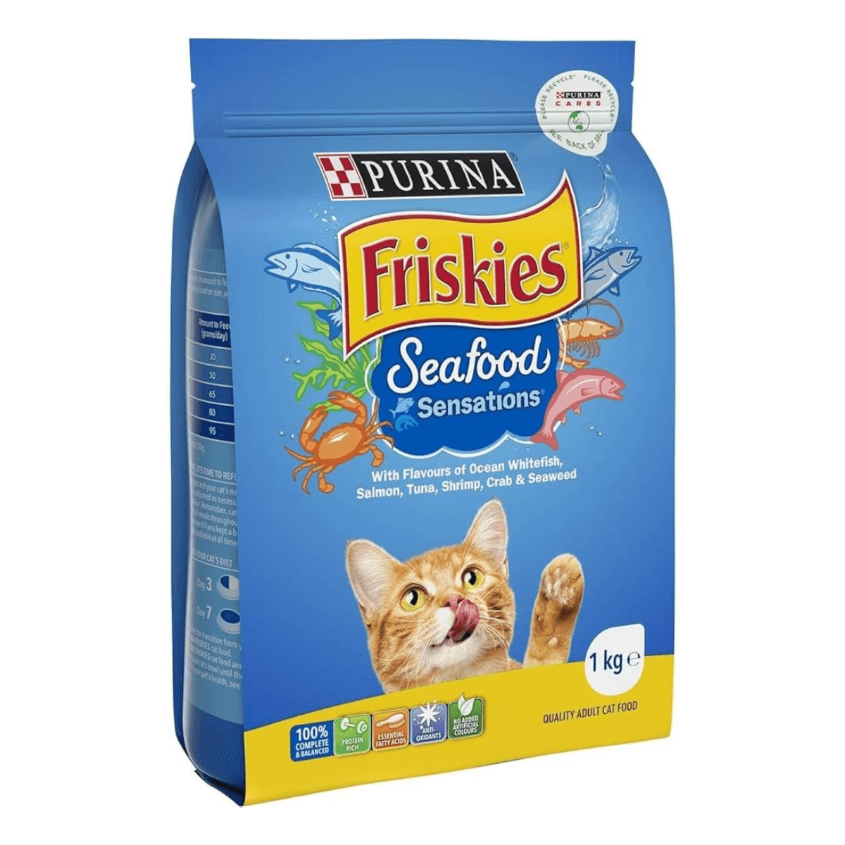 Purina Friskies Seafood Sensations Adult Cat Food 1kg